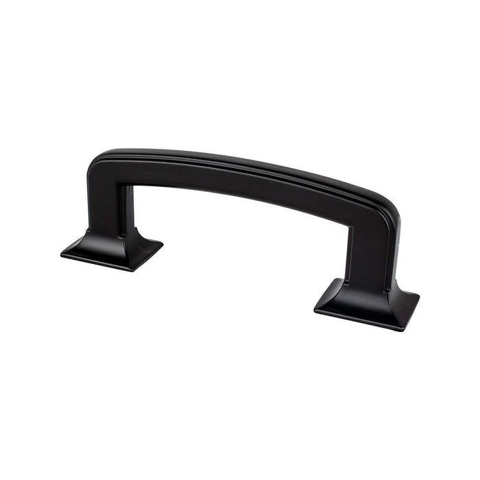 Hearthstone Zinc Matte Black Cabinet Pull Matte Black 1