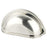 Traditional Advantage Three Zinc Brushed Nickel Cabinet Pull Brushed Nickel 1