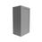 Single Shaker Wood Grey Wall Cabinet Matte 1