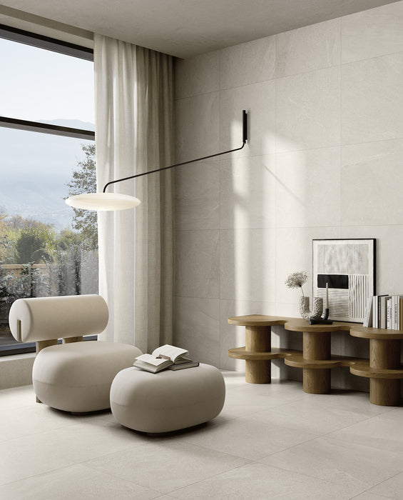 Boston Porcelain White Tile Matte 2