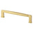 Subtle Surge Zinc Modern Brushed Gold Cabinet Pull Modern Brushed Gold 2