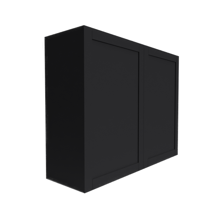 Single Shaker Wood Espresso Wall Cabinet Matte 1