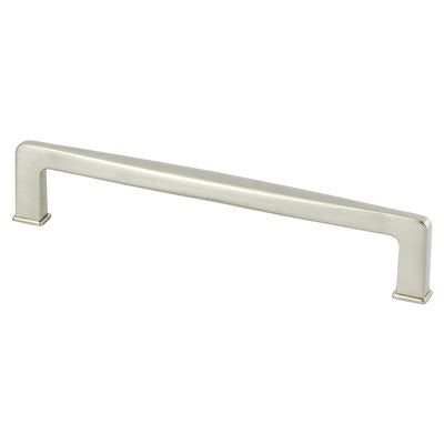 Subtle Surge Zinc Brushed Nickel Cabinet Pull Brushed Nickel 3