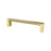 Roque Zinc Modern Brushed Gold Cabinet Pull Modern Brushed Gold 2