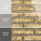 Gaudi Porcelain Gold Brick Tile Glossy 5