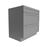 Single Shaker Wood Grey Base Cabinet Matte 1