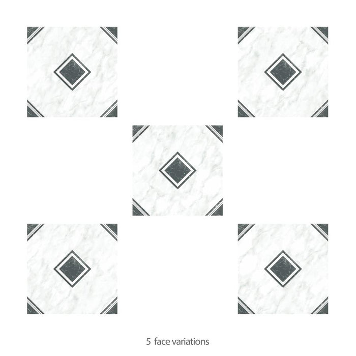 Meraye Ceramic White Tile Glossy 4