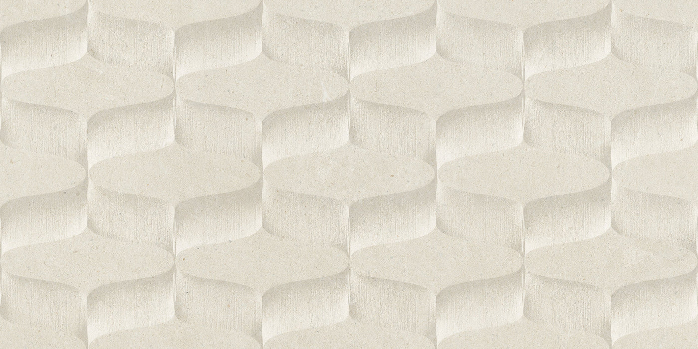 QStone Porcelain Decor Ivory Tile Matte 1