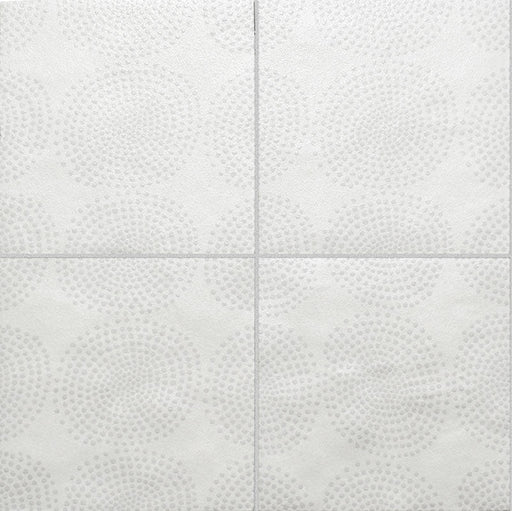 Native Porcelain Ice Deco Gombo Tile Matte 1