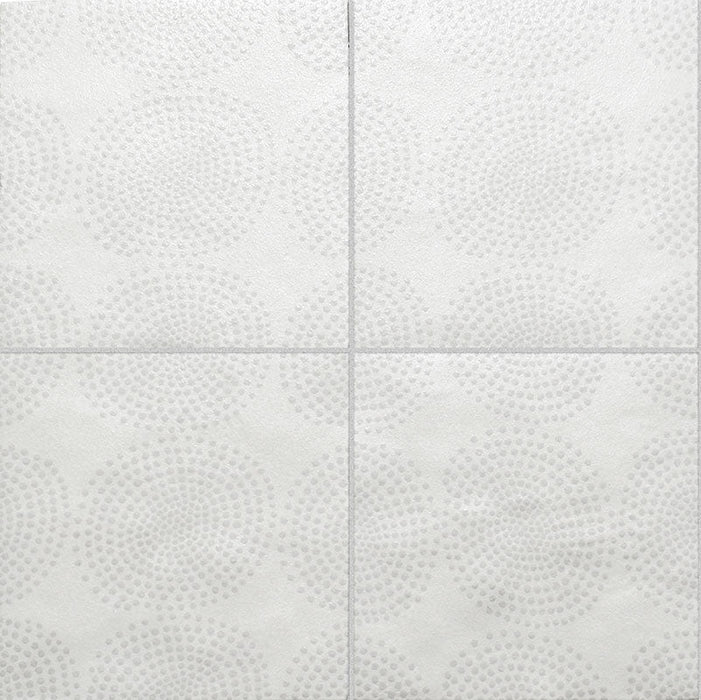 Native Porcelain Ice Deco Gombo Tile Matte 1