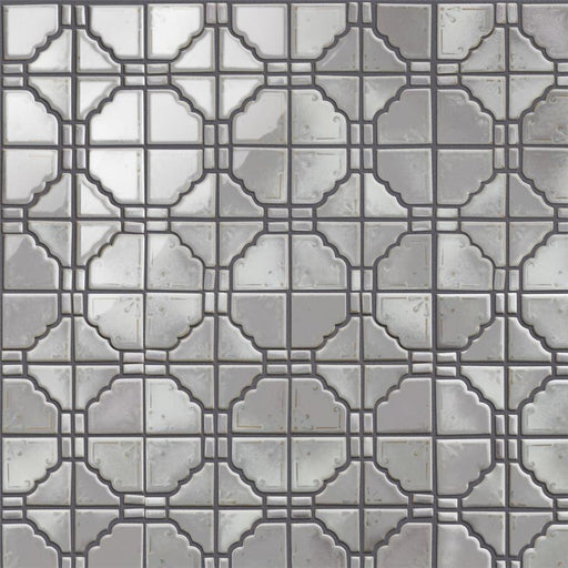 Hudson Porcelain Moonbeam Grey Eye Mosaic Glossy 1