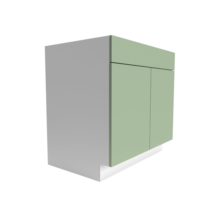 Manhattan Wood Sage Green Base Cabinet Matte 1