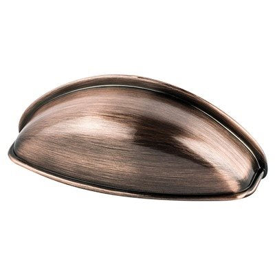 Euro Moderno Zinc Brushed Antique Copper Cabinet Pull Brushed Antique Copper 1
