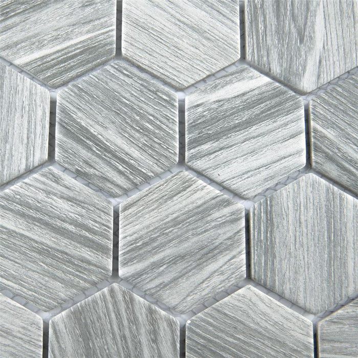 Llama Porcelain Silver Smoke Mosaic Matte 5
