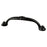 Traditional Advantage Three Zinc Matte Black Cabinet Pull Matte Black 1