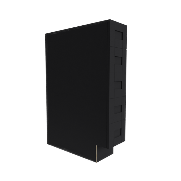 Single Shaker Wood Espresso Base Cabinet Matte 1