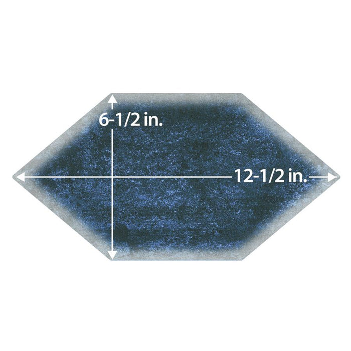 Dorne Porcelain Kayak Blue Tile Satin 9