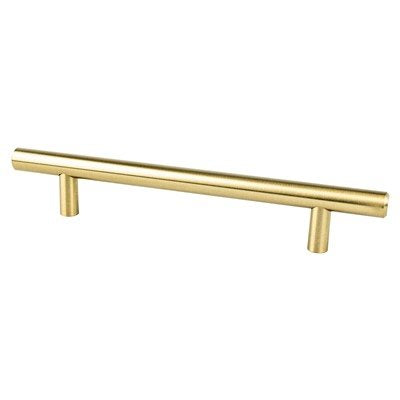 Tempo Steel Modern Brushed Gold Cabinet Pull Modern Brushed Gold 3