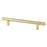 Tempo Steel Modern Brushed Gold Cabinet Pull Modern Brushed Gold 3