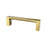 Roque Zinc Modern Brushed Gold Cabinet Pull Modern Brushed Gold 1