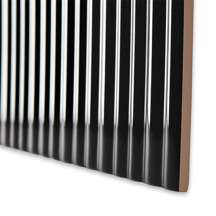 Crown Ceramic Rubik Black Tile Glossy 9