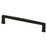 Subtle Surge Zinc Matte Black Cabinet Pull Matte Black 1