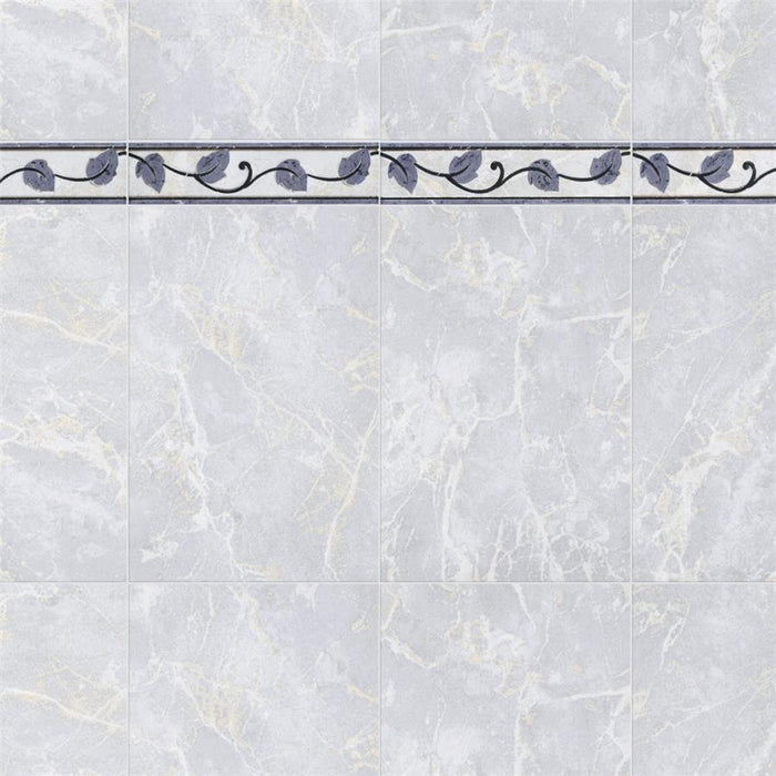 Aroas Ceramic Listello Gris Tile Glossy 8