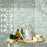 Hudson Porcelain Moonbeam Mint Green Mosaic Glossy 2