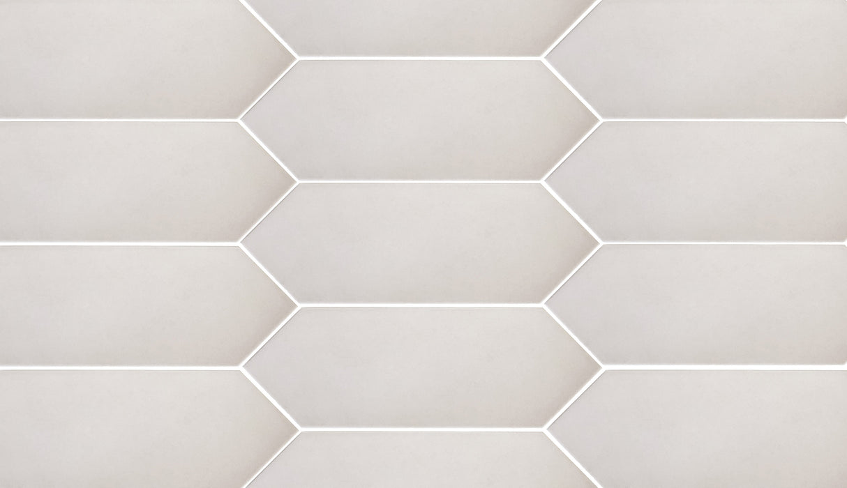 Picket Porcelain White Tile Matte 2