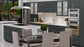 Manhattan Wood Grey Pantry Cabinet Matte 2