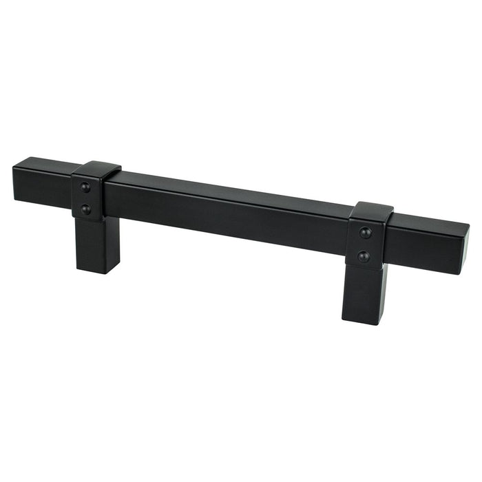 Rivet Rebel Aluminum Matte Black Cabinet Pull Matte Black 1
