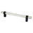 Radial Reign Aluminum Brushed Nickel and Matte Black Cabinet Pull Brushed Nickel / Matte Black 3