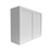 Single Shaker Wood White Wall Cabinet Matte 1