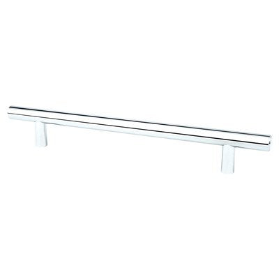 Transitional Advantage Two Steel Polished Chrome Cabinet Pull Polished Chrome 1