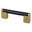 Studio Remix Stainless Steel Matte Black and Modern Brushed Gold Cabinet Pull Matte Black / Modern Brushed Gold 1