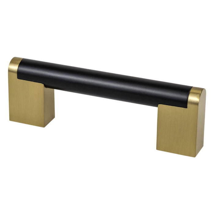 Studio Remix Stainless Steel Matte Black and Modern Brushed Gold Cabinet Pull Matte Black / Modern Brushed Gold 1