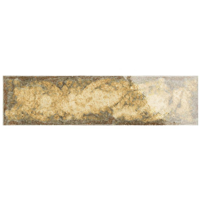 Gaudi Porcelain Gold Brick Tile Glossy 3