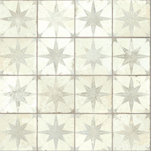 Harmonia Ceramic Kings Star White Tile Matte 1