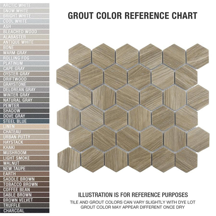 Llama Porcelain Noce Mosaic Matte 2