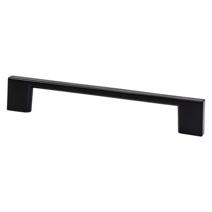 Transitional Advantage Four Aluminum Matte Black Cabinet Pull Matte Black 2