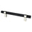 Radial Reign Aluminum Matte Black and Brushed Nickel Cabinet Pull Matte Black / Brushed Nickel 2
