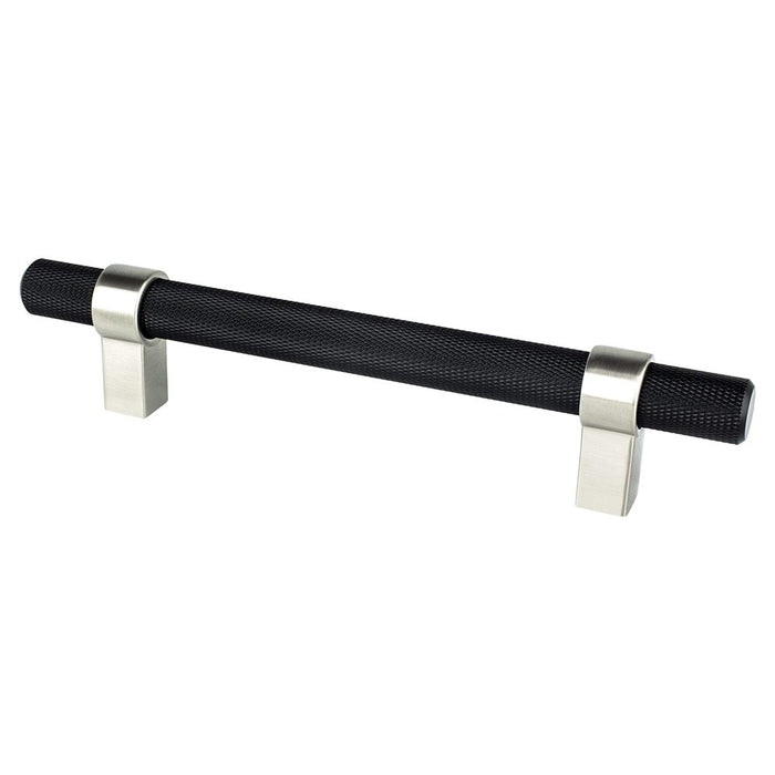 Radial Reign Aluminum Matte Black and Brushed Nickel Cabinet Pull Matte Black / Brushed Nickel 2