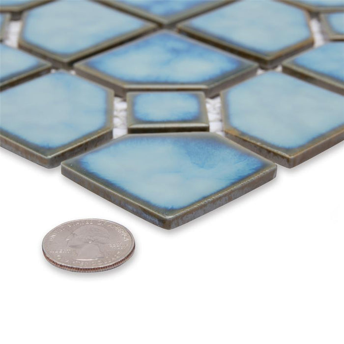 Hudson Porcelain Oxford Marine Mosaic Glossy 8