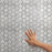 Cassis Porcelain White Mosaic Satin 5