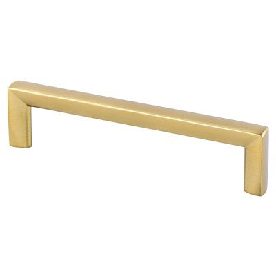 Metro Zinc Modern Brushed Gold Cabinet Pull Modern Brushed Gold 2