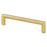 Metro Zinc Modern Brushed Gold Cabinet Pull Modern Brushed Gold 2