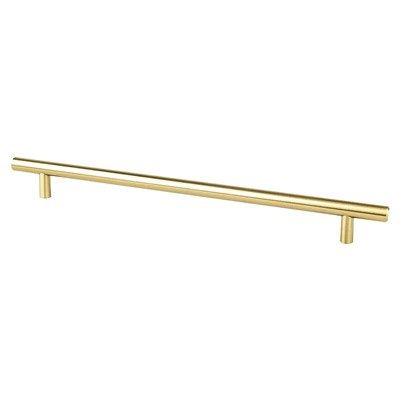 Tempo Steel Modern Brushed Gold Cabinet Pull Modern Brushed Gold 7