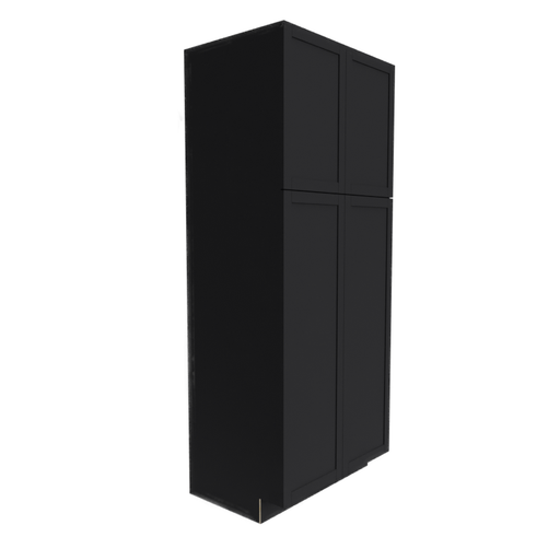 Single Shaker Wood Espresso Pantry Cabinet Matte 1