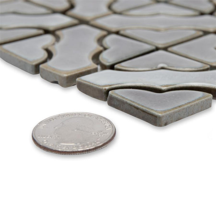 Hudson Porcelain Tower Grey Eye Mosaic Glossy 7
