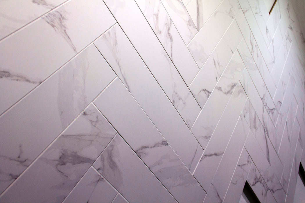 Maison Porcelain Dortmund Calacatta White Tile Matte 5